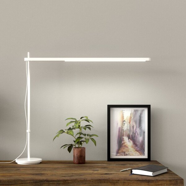 Artemide Talak Professional LED asztali világítás fehér, dimmelhető, Fehér / opál, Dolgozószoba / Iroda, fém, Dizájn