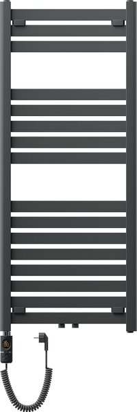 Mexen, Mexen Uran elektromos fűtőtest 1200 x 500 mm, 600 W, antracit - W105-1200-500-2600-66