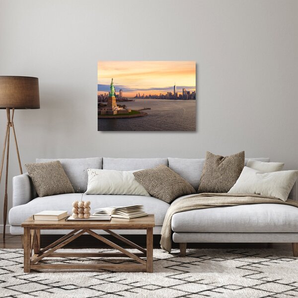 Üveg kép - New York város (70x50 cm)