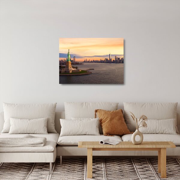 Üveg kép - New York város (70x50 cm)