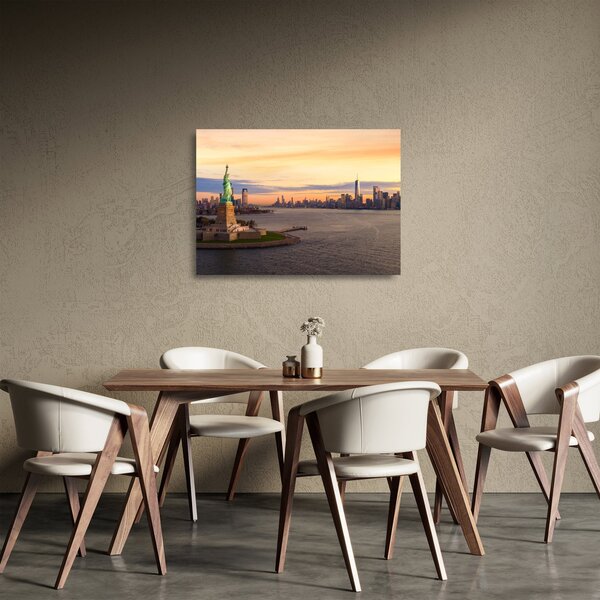 Üveg kép - New York város (70x50 cm)