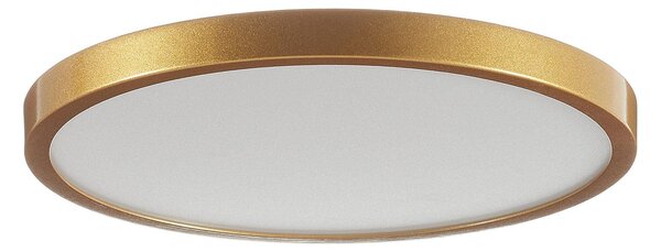 ORION LED lámpa Vika, kerek, arany matt, Ø 30cm, Sárgaréz / arany, Nappali / Étkező, Alumínium, Modern