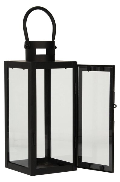 Elegance fekete fém lámpás magasság 30 cm