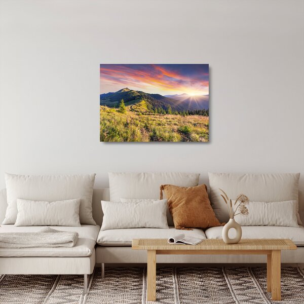 Üveg kép - Erdei táj (70x50 cm)