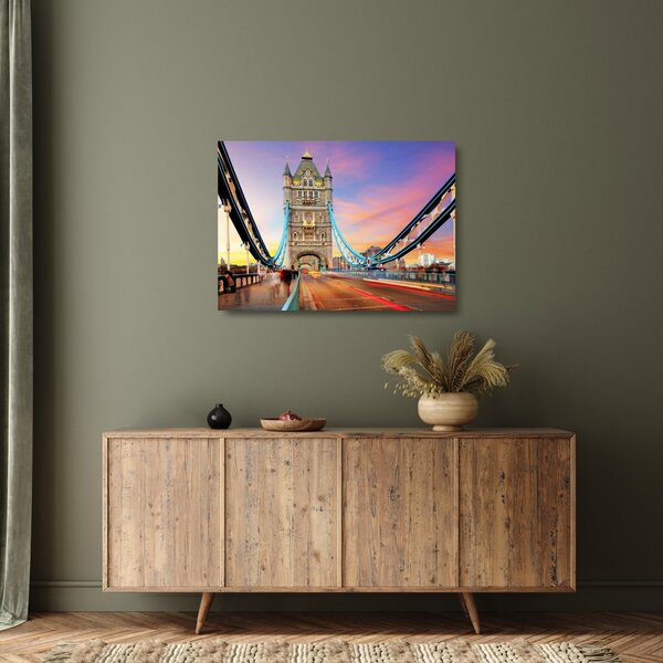 Üveg kép - Tower Bridge (70x50 cm)