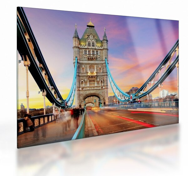 Üveg kép - Tower Bridge (70x50 cm)