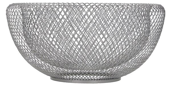 Wire ezüst tál 24 cm