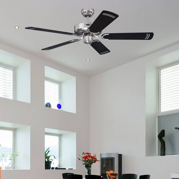 Westinghouse Cyclone ventilátor fekete, Fekete, Nappali / Étkező, fém
