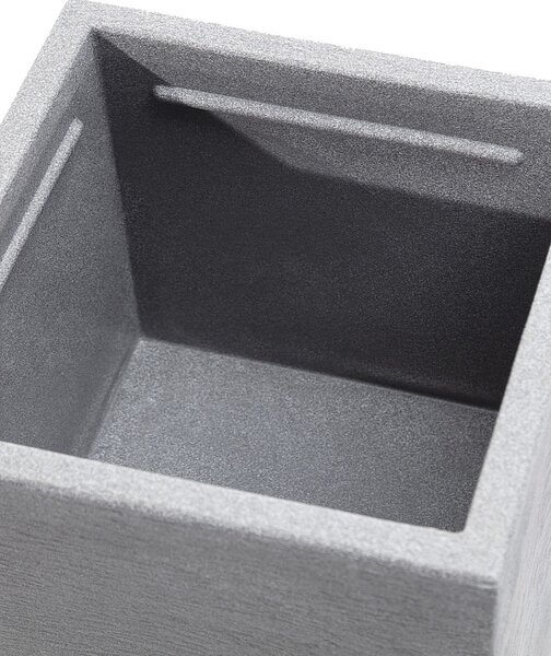 Cubus Grey virágtartó takaró 29 x 29 x 40 cm