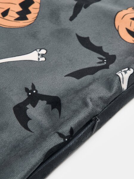 Sinsay - Halloween mintás párnahuzat - sötétszürke