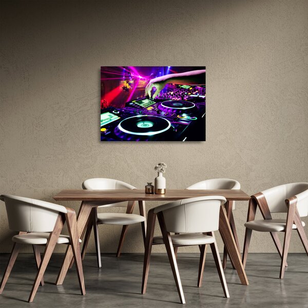 Üveg kép - DJ (70x50 cm)