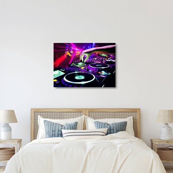 Üveg kép - DJ (70x50 cm)