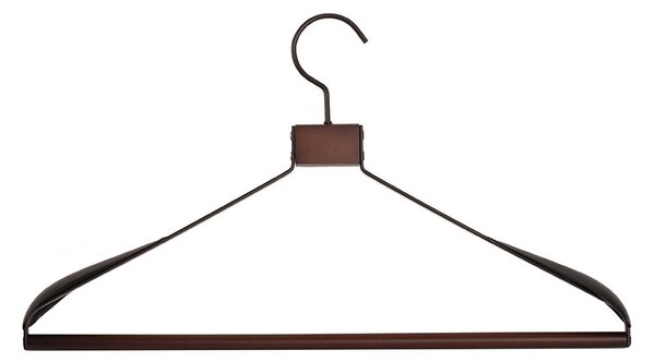 King Home SHP SOLID Ruhaakasztó Szett Fa Fém Fekete 4 db
