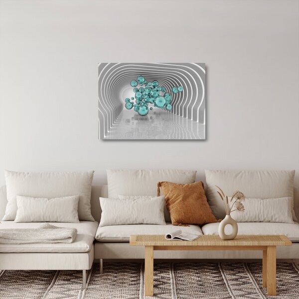Üveg kép - Buborékok (70x50 cm)