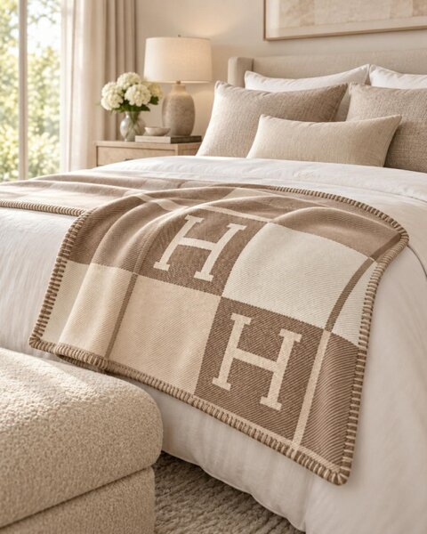 SHP Paris Home Premium Takaró Bézs Geometrikus Mintával