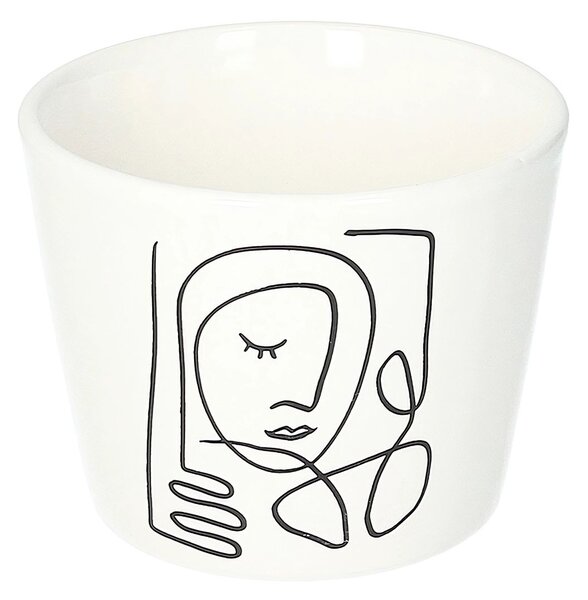 Face I virágcserép takaró 8 cm