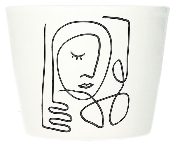 Face I virágcserép takaró 8 cm
