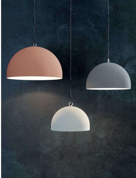 Függőlámpa Diesel Living with Lodes, dimmable, Rózsaszín / Rosé, Étkező, Beton