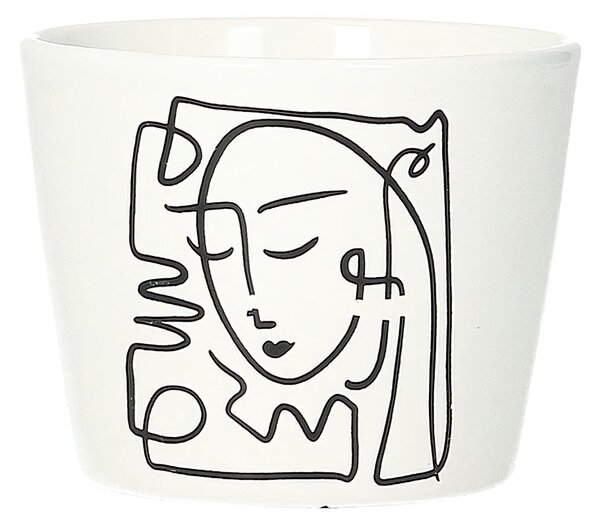Face II virágcserép takaró 8 cm