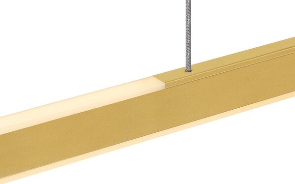 Függőlámpa SLV, One Linear, dimmable, Arany / Sárgaréz, Konyha, Fém, Modern