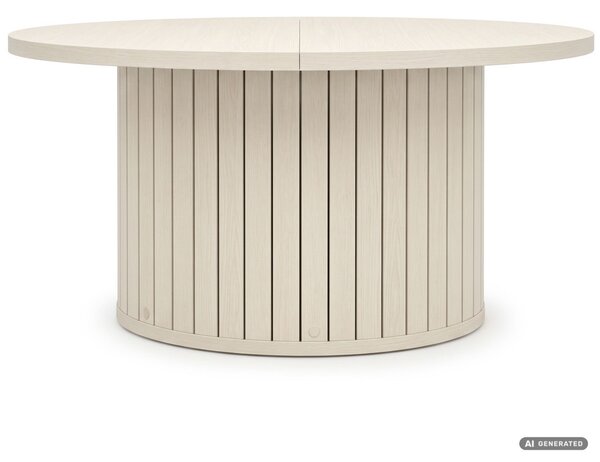 AKORD Furniture Factory NUBO Kerek Dohányzóasztal MDF Kasmír Rejtett Tárolóval