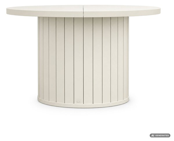 AKORD Furniture Factory NUBO Kerek Dohányzóasztal MDF Kasmír Rovátkolt Alappal