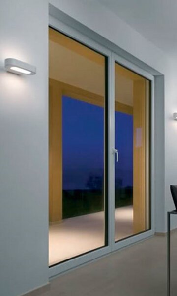 Fali Lámpa Artemide, dimmable, Fehér, Folyosó, Alumínium
