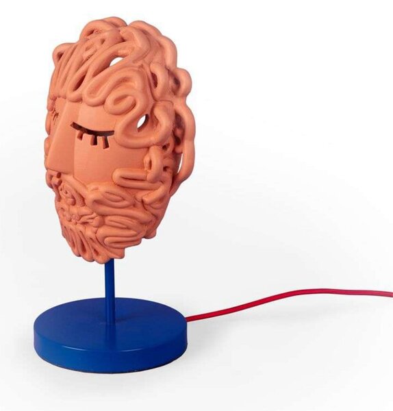 Ulysse Mask Asztali Lámpa Terracotta - Seletti