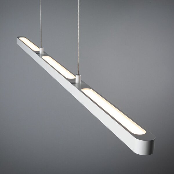 Függőlámpa Paulmann, Lento, dimmable, Fehér, Nappali, Fém, Modern