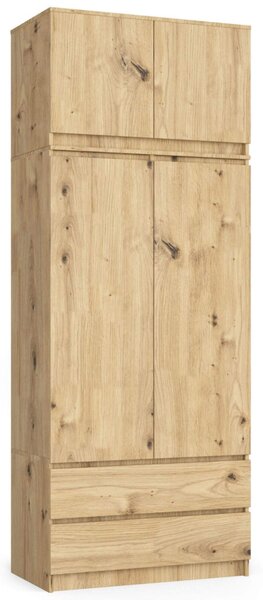 AKORD CLP S90 Szekrénytoldó Laminált Lap Artisan Tölgy 2 Ajtós