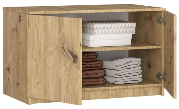 AKORD CLP S90 Szekrénytoldó Laminált Lap Artisan Tölgy 2 Ajtós