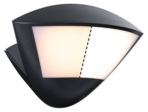 Kültéri Lámpa Paulmann, Skyla, dimmable, Fekete, Alumínium, Modern