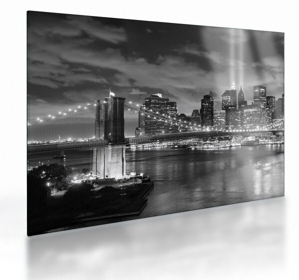 Üveg kép - Brooklyn híd (70x50 cm)