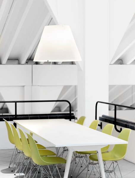 Függőlámpa Luceplan, dimmable, Fehér, Étkező, Alumínium