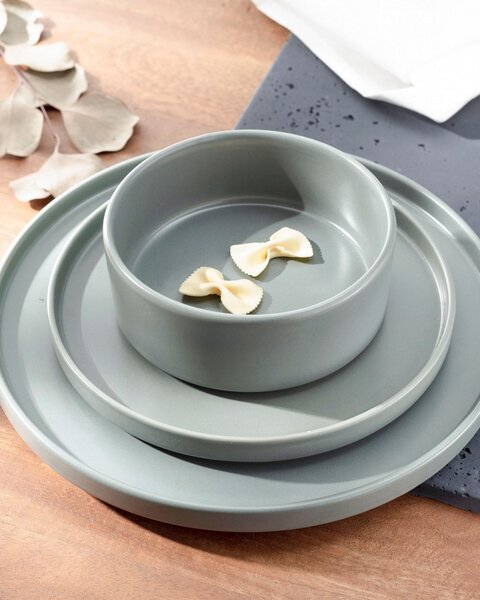 Dim Aghat tálka 15cm világosszürke