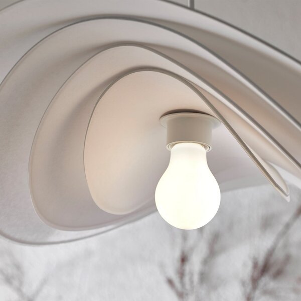 Függőlámpa MARKET SET, Selenitis, dimmable, Fehér, Hálószoba, Papír / Karton, Dizájn