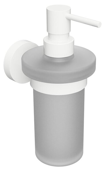 Sapho Sapho, X-ROUND WHITE szappanadagoló, tejüveg, 230 ml, fehér, XR101W
