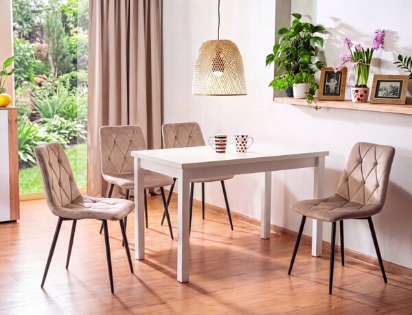 Adam Étkezőasztal MDF Laminált Fehér Matt 100