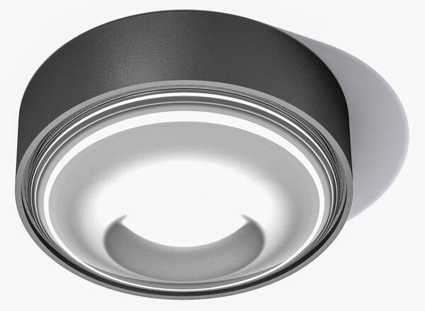 LOOM DESIGN Sif LED mennyezeti világítás IP65 fekete, dimmelhető, dimmelhető, Fekete, Fürdőszoba, Alumínium, Modern