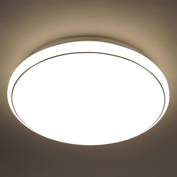 JUST LIGHT. GmbH Jupiter LED mennyezeti lámpa csill. ég optika 60cm, dimmelhető, Fehér / opál, Nappali / Étkező, Műanyag, Modern