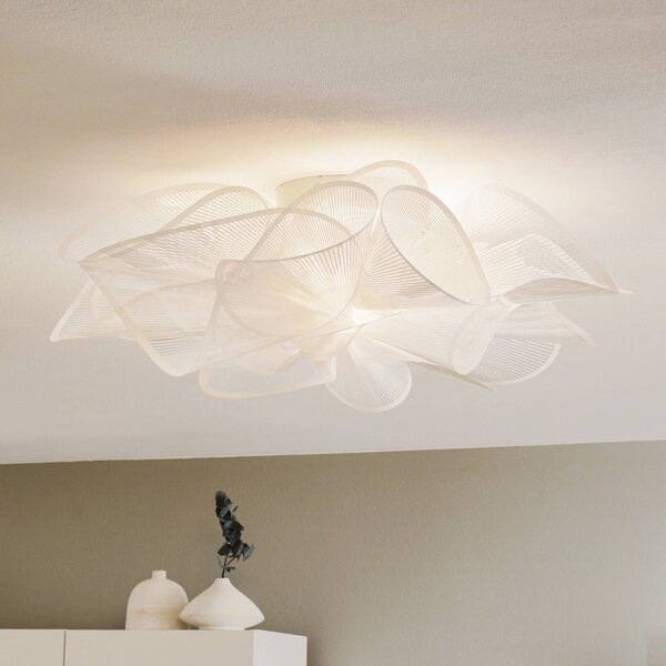 Slamp LA BELLE ÉTOILE mennyezeti világítás fehér, 73 cm, dimmelhető, Fehér / opál, Nappali / Étkező, Műanyag, Dizájn