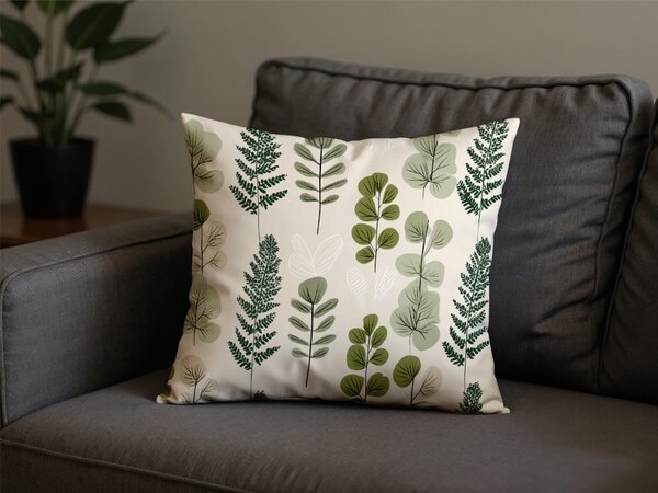 Mikroszálas párnahuzat SCANDI NATURE 45x45 cm, zöld