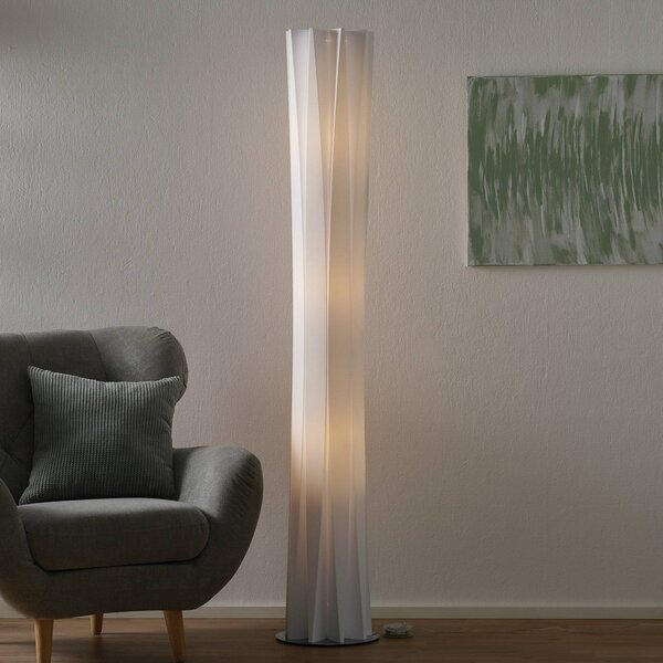 Slamp Bach állólámpa, magasság 184 cm, fehér, dimmelhető, Fehér / opál, Nappali / Étkező, Műanyag, Dizájn