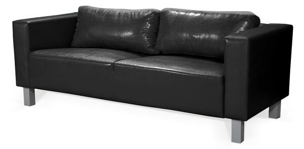 Háromszemélyes kanapé Valery III (fekete). 616138