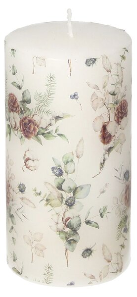 Bianca 13 cm bazsarózsás gyertya