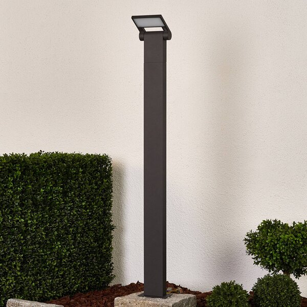 Lucande LED-es lámpa Marius, 100 cm-es oszloplámpa, Fekete, Alumínium, Modern