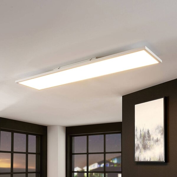 Arcchio LED panel Brenda, 120 x 30 cm, CCT, távvezérléssel, dimmelhető, Fehér / opál, Nappali / Étkező, Modern