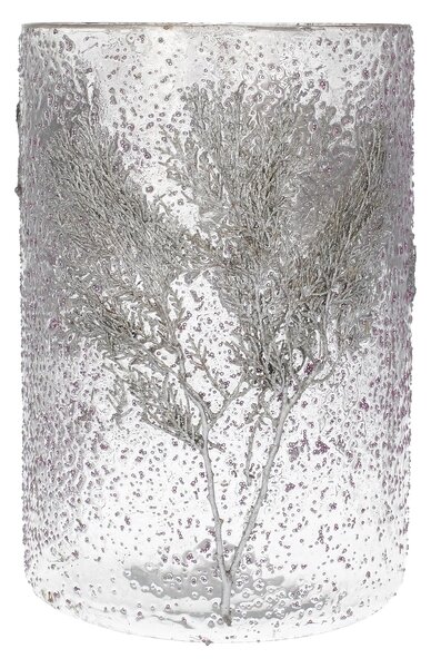 Twig II gyertyatartó ⌀20cm ezüst