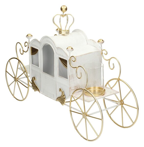 Carriage gyertyatartó 66x20x32cm