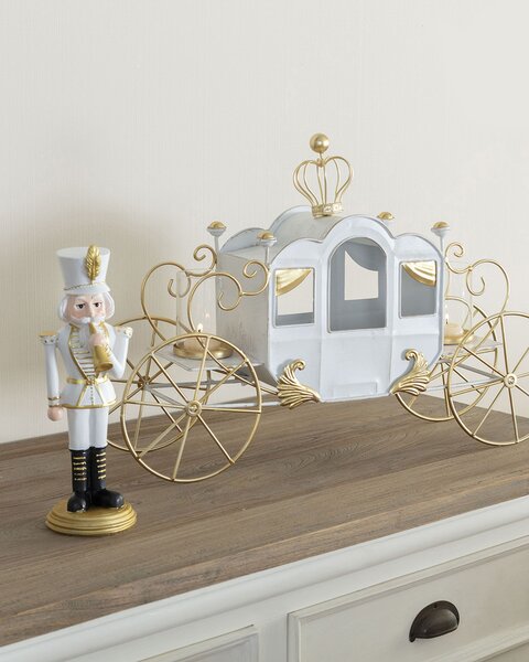 Carriage gyertyatartó 66x20x32cm